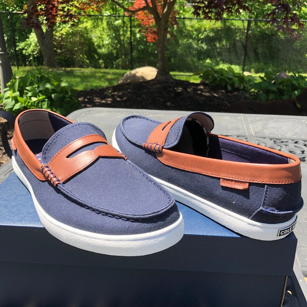 New Cole Haan Nantucket Loafer II in Blue Blazer - Picture 2 of 9